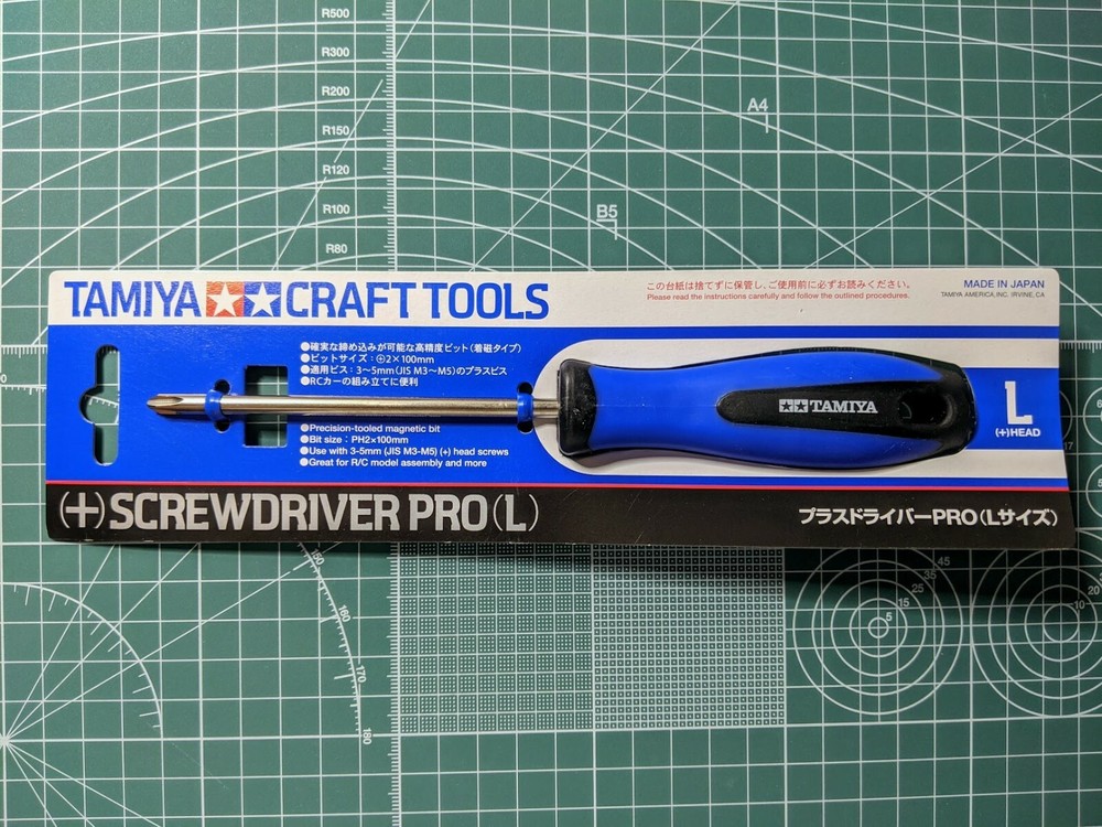 Tamiya Craft Tools (+) PHILIPS SCREWDRIVER PRO (L) 74120