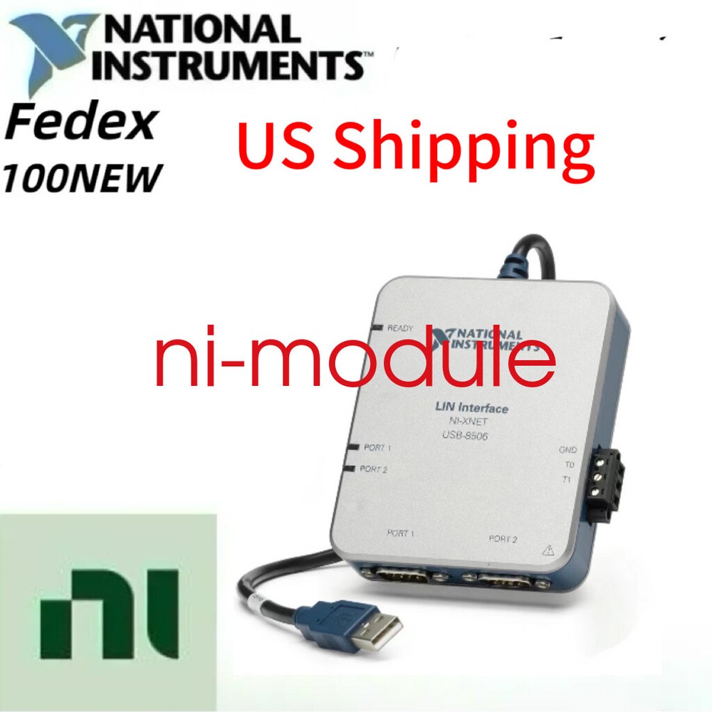 National Instruments NI USB-8506/2 XNET LIN Interface Device, 2-Port new