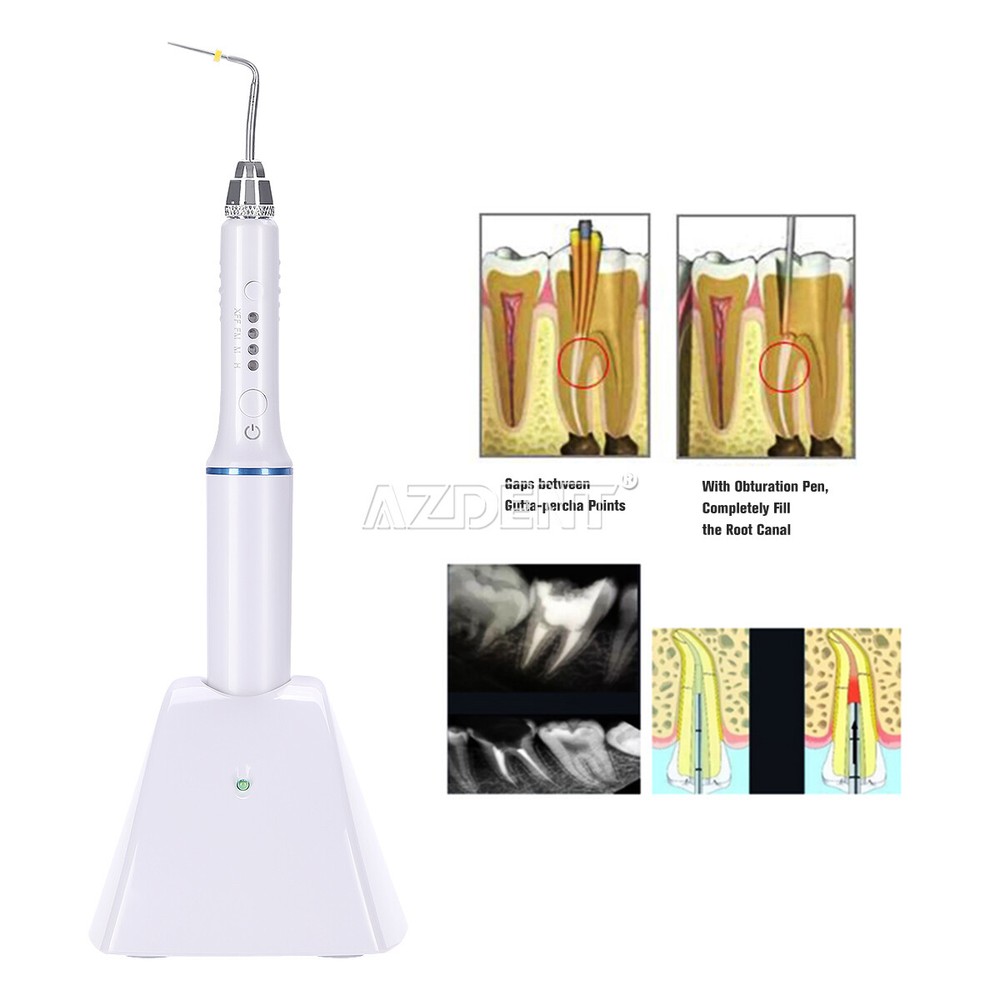 Wireless Dental Endodontic Obturation System Gutta Percha Endo Heated Pen +Tips