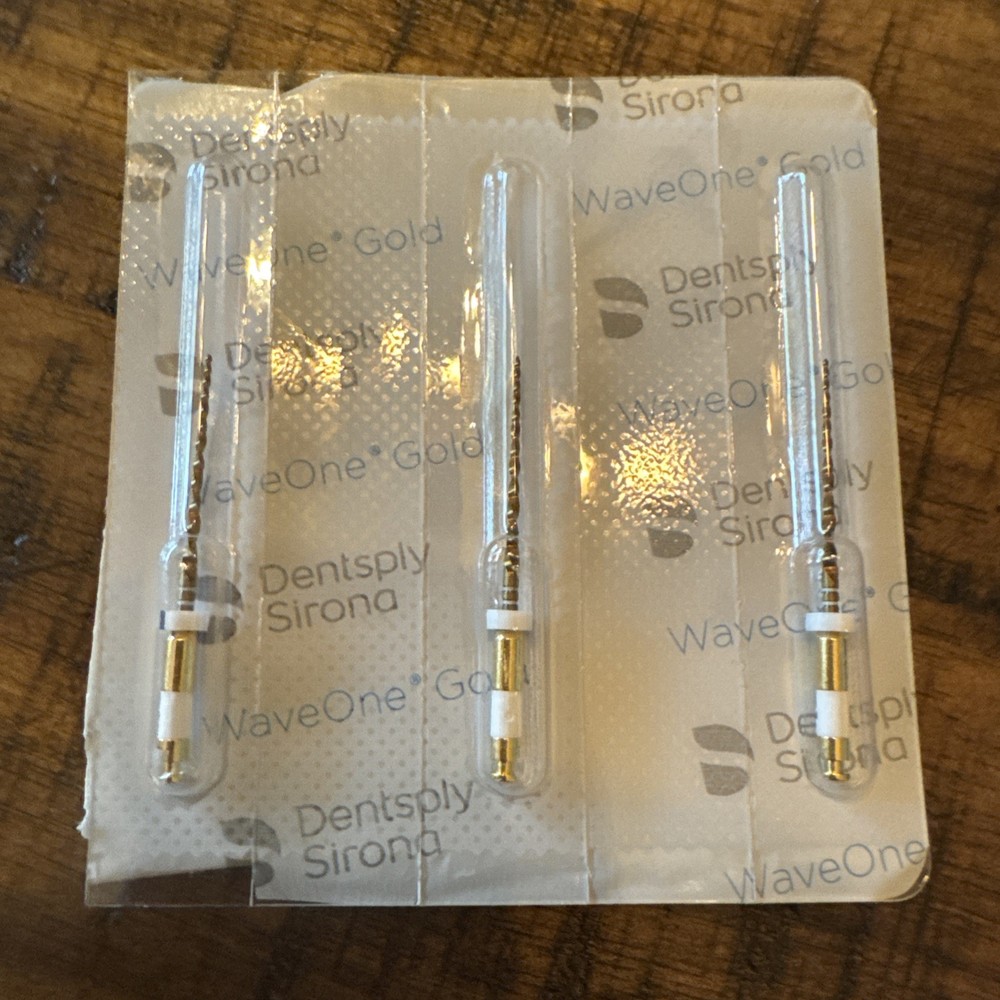 Dentsply "Gold Wave One" Endodontic 21mm LARGE Files (3piece)