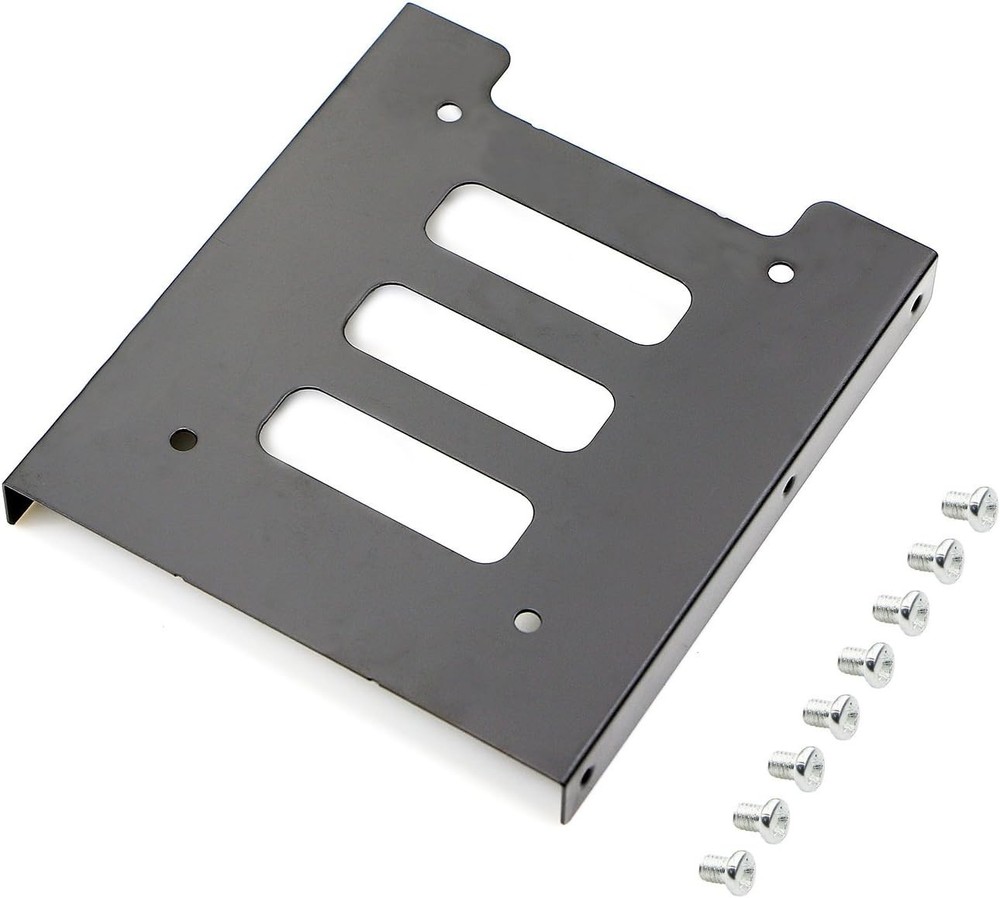 Complete 2-Pack SSD to HDD Mounting Bracket - Includes 16 Screws for Easy Setup