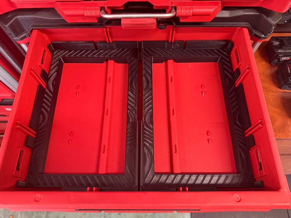 Milwaukee Packout Deep Socket Adapter Plates (Set of 2) Medium & Large Drawers