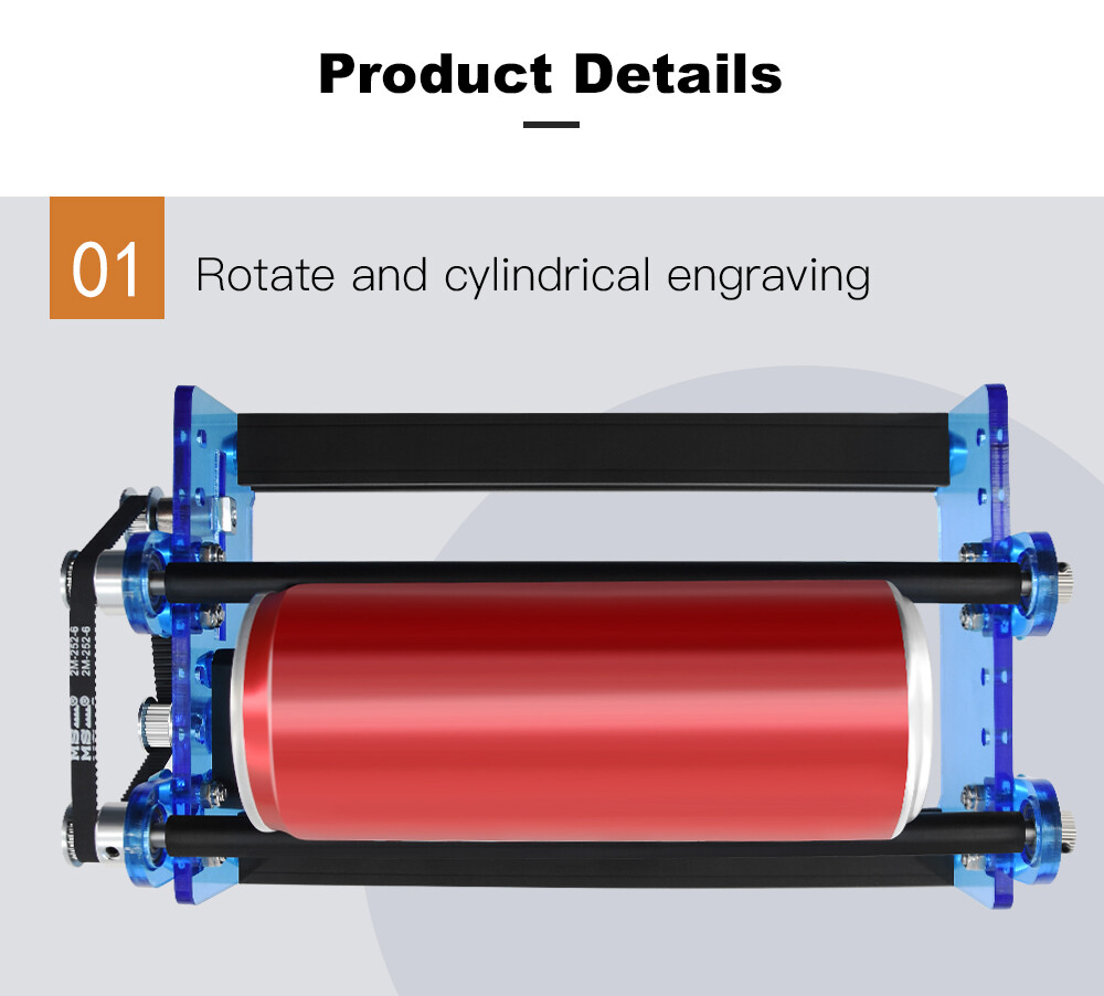 CNC Laser Engraving machine Y-axis Rotary Roller Engraving Module