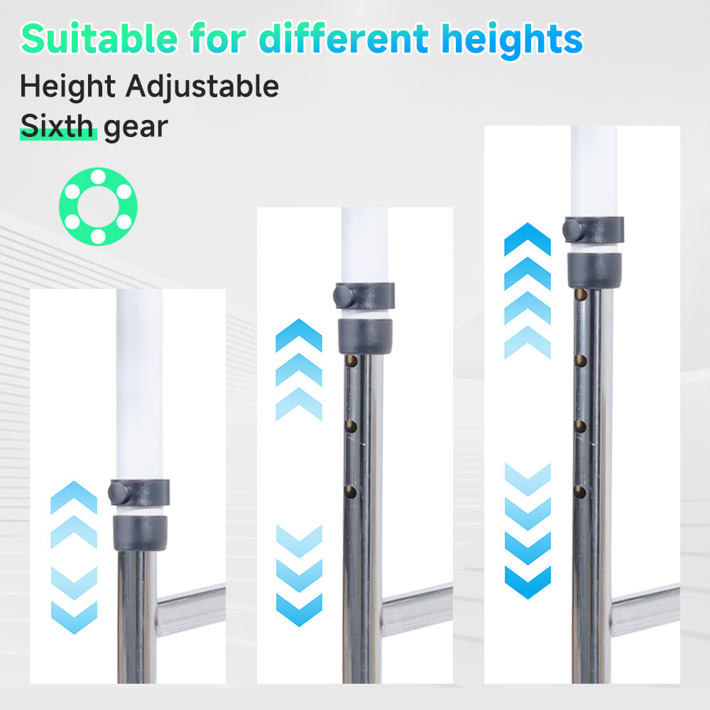 Assist Cane Height Adjustable Quick Assembly Walking Frame For Seniors Mobility