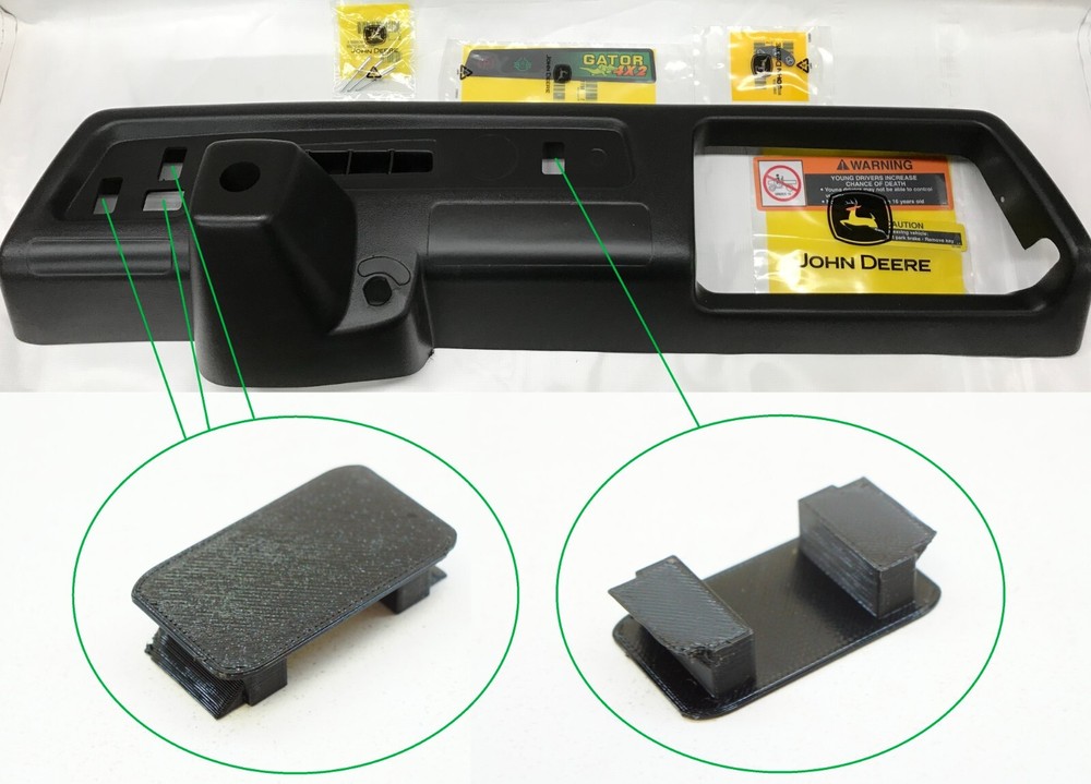Rocker Switch Plate Cover Plug for John Deere Gator UTV Dashboard