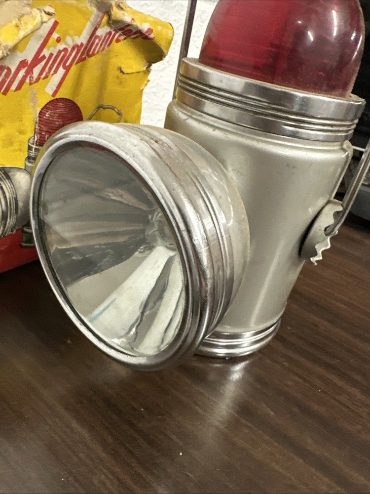 🔶️VINTAGE LANTERN FLASHLIGHT RED WARNING LIGHT TORCH RAILROAD RAIL RAILWAY