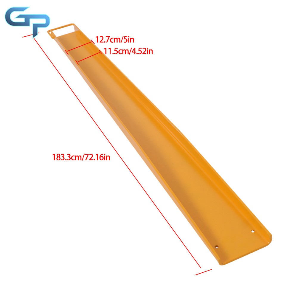 72" Pallet Fork Extensions 4.5" Width for Forklift Lift Truck Forklift Loader