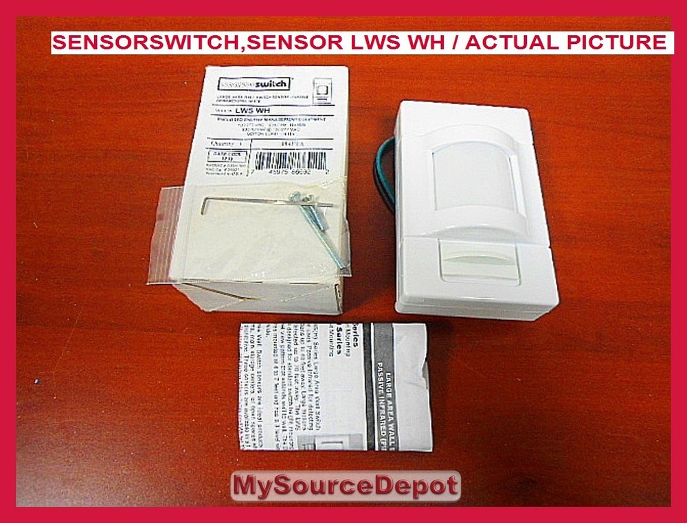 SENSOR SWITCH, LWS WH,LARGE AREA WALL SWITCH SENSOR,PASSIVE INFRARED (PIR)