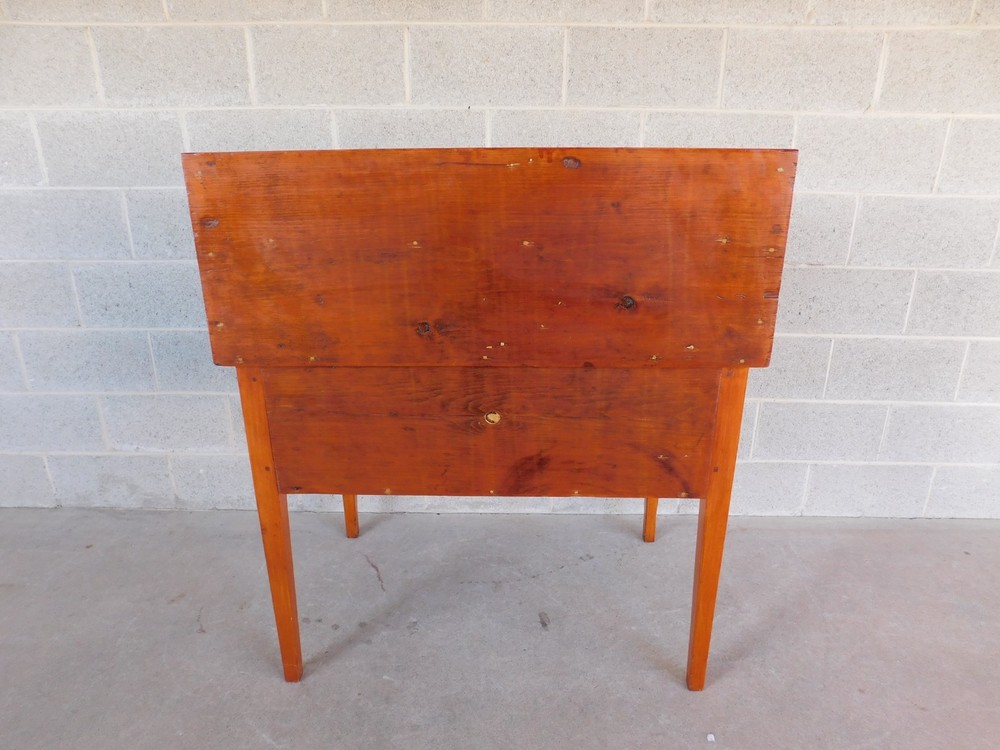 Antique Pine Primitive Plantation Desk