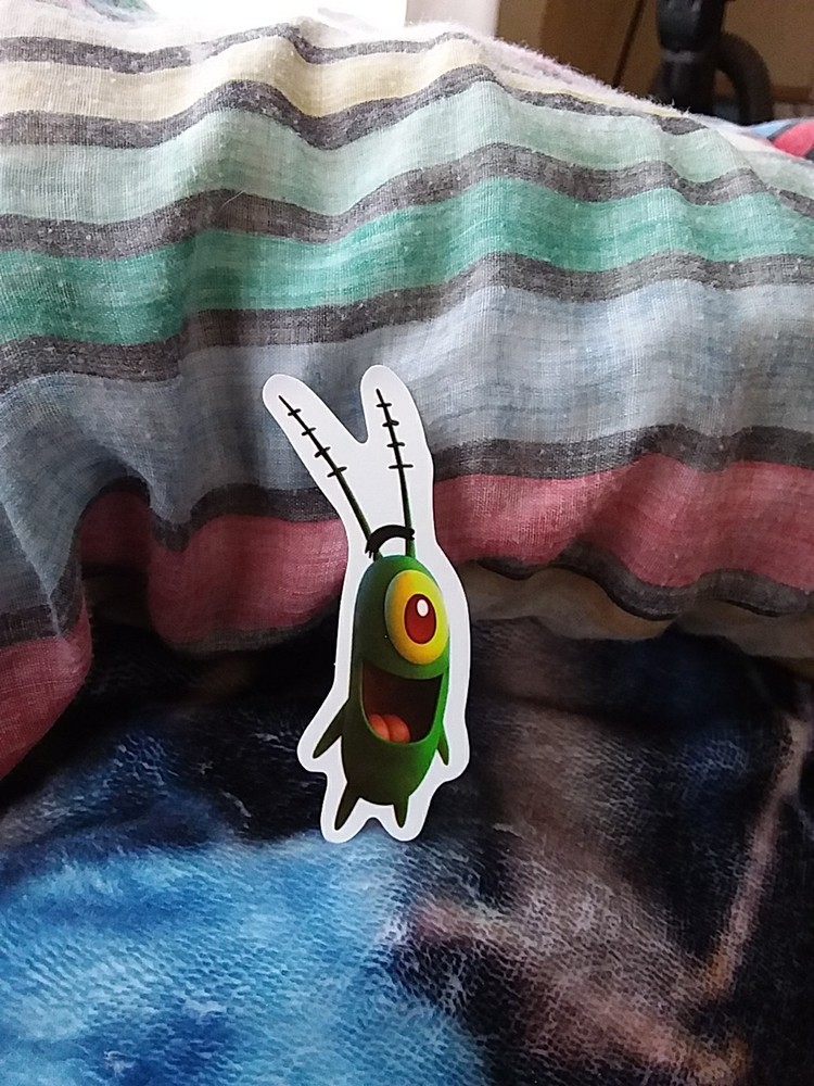 Plankton Sticker From Spongebob SquarePants