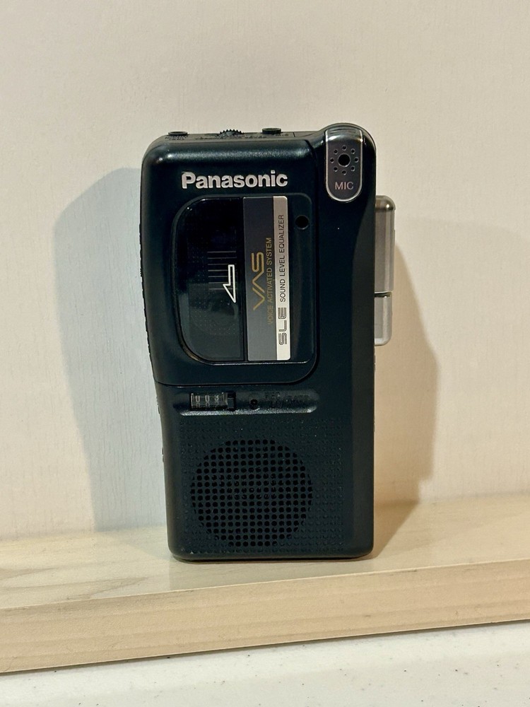 Panasonic RN-502 2-Speed Handheld Cassette Voice Recorder Tested Works