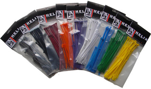 Helix Racing Cable Ties 303-4116 6in - Black