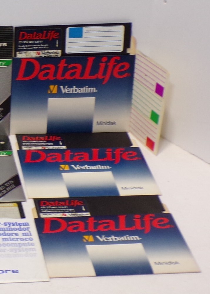 Commodore 64 Vintage 5.25" Floppy Disk Software Bits Collection - Lot 031825WT-A