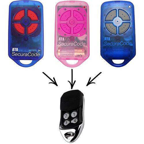 ATA garage/gate door remote control PTX-4 replacement Securacode PTX4