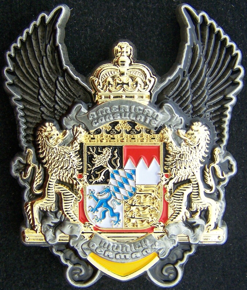 Marine Security Guard Detachment MSG Munich Germany Challenge Coin