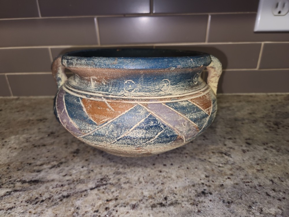 Vintage Hand Thrown Clay Pot