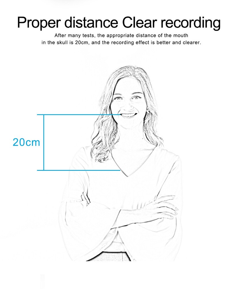 Lavalier Microphone Mamen Professional Mini Lapel Microphone KM-D2