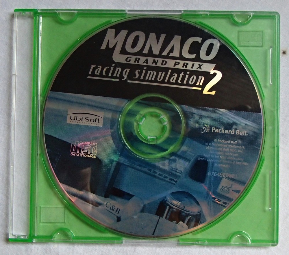 Monaco GP Racing Simulator 2 Game Ubisoft for Windows Vintage Software