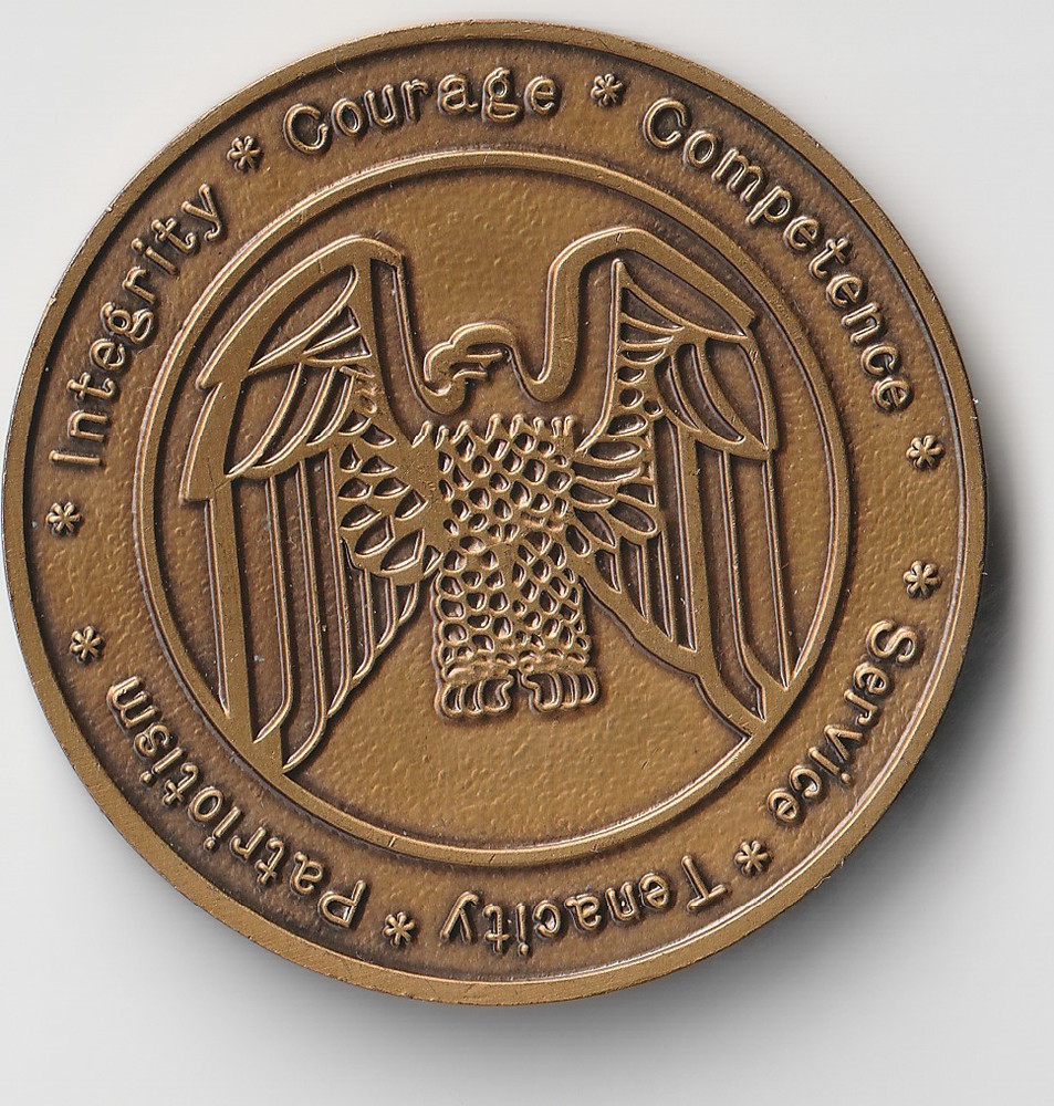 Dover Quality Team Challenge Coin 1.5"DIA BX2