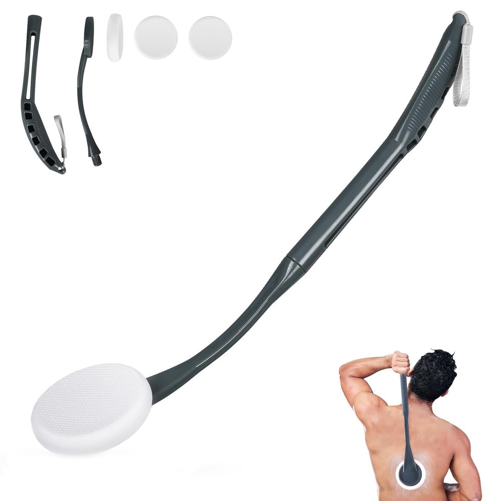 Lotion Applicator for Back, 20.5'' Replaceable Back Lotion Applicator, Easy W...