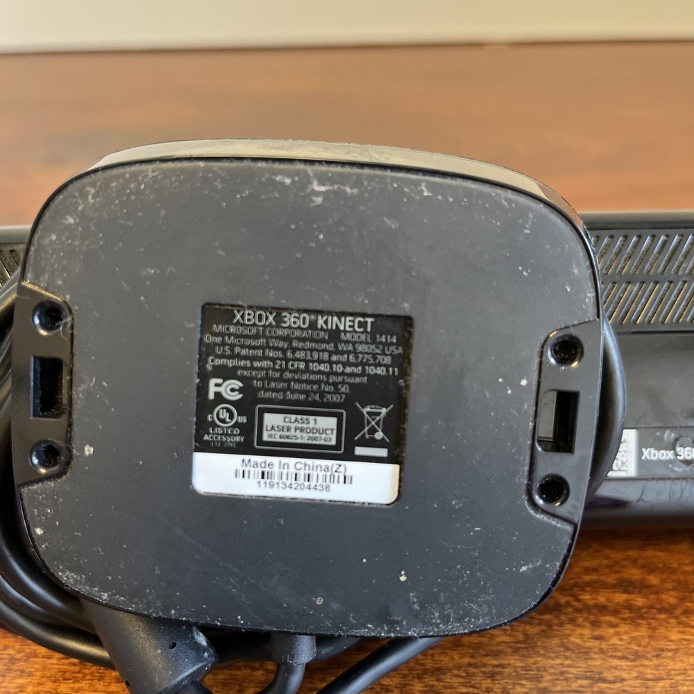 Genuine Microsoft XBOX 360 Kinect Sensor Bar Model 1473 Black Untested