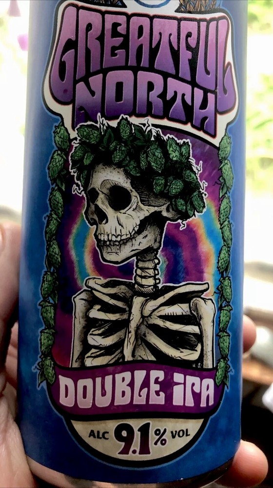 Beer Can Great Art Greatful Dead Skeleton . can is empty