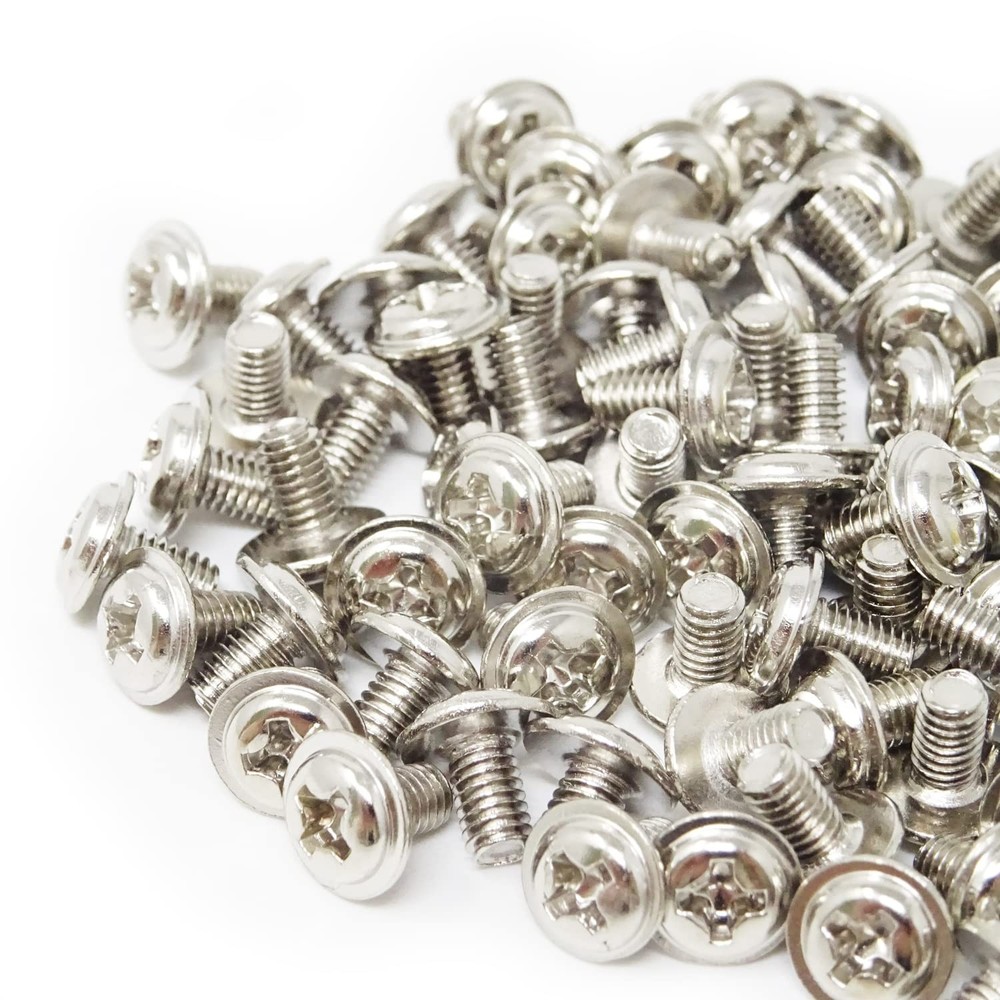 100PCS M3x5 Round Head PC Mounting Computer Screws Computer Case Fixed Motherboa