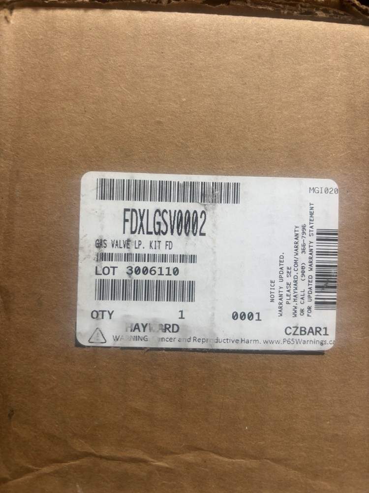 Hayward FDXLGSV0002 Propane Gas Valve Replacement