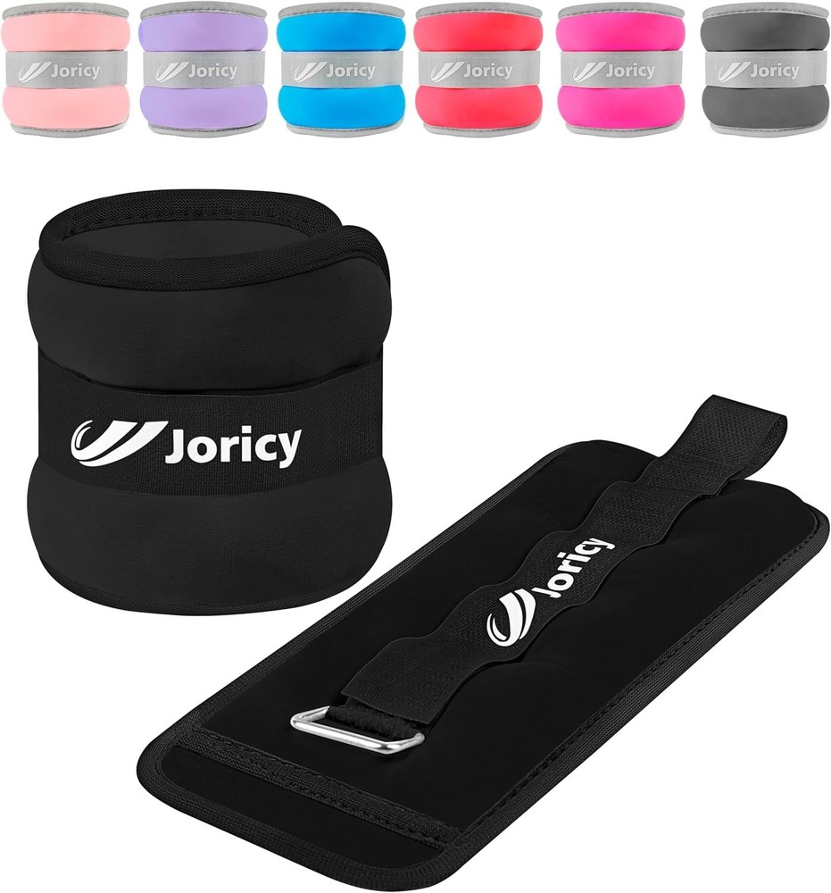 Adjustable Ankle Weights (6 LBS per Pair) for Effective Strength Training