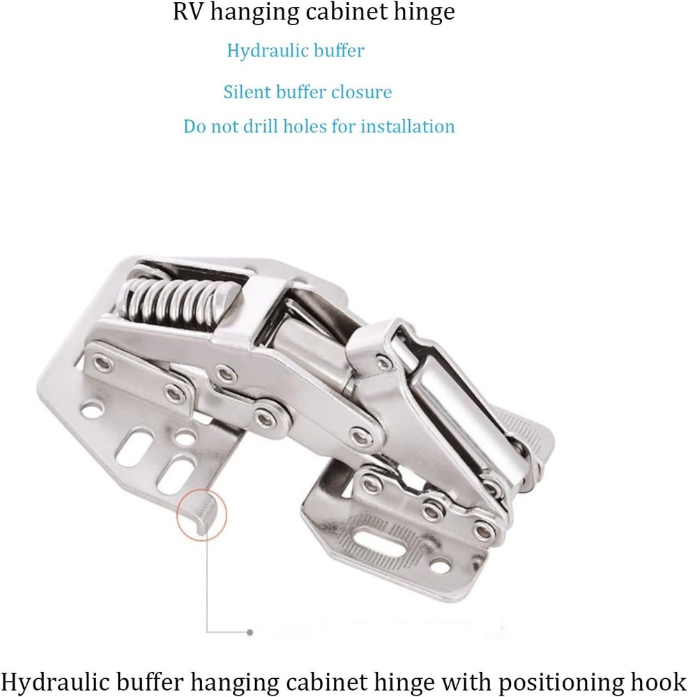 RV Cabinet Hinges Soft Close 4pc Overhead