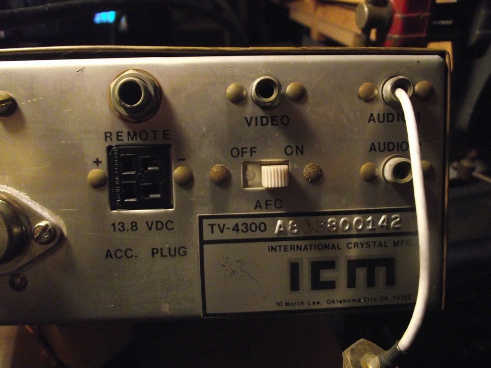 ICM INTERNATIONAL SATELLITE RECEIVER