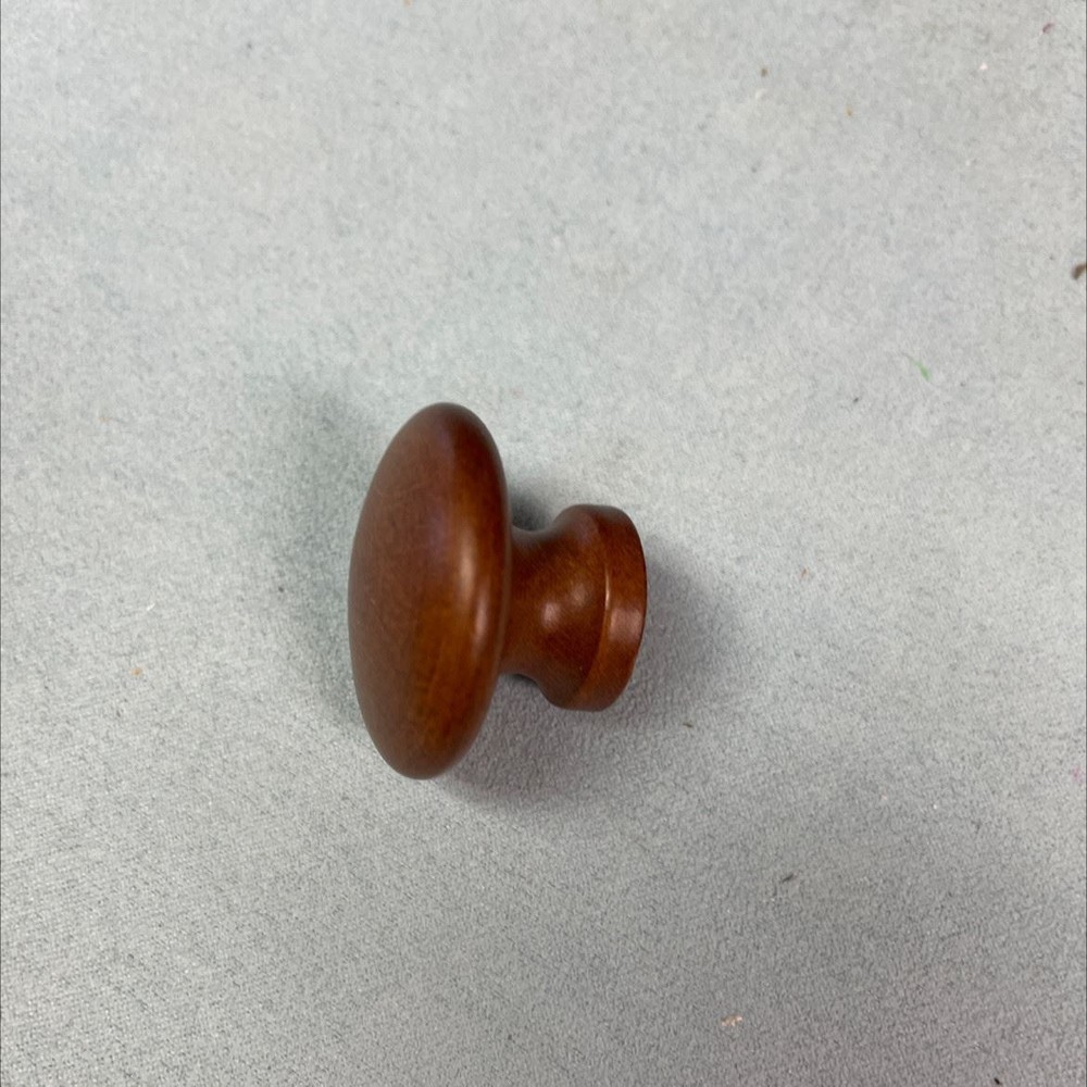 1-1/4" Finished Wood Knob Walnut