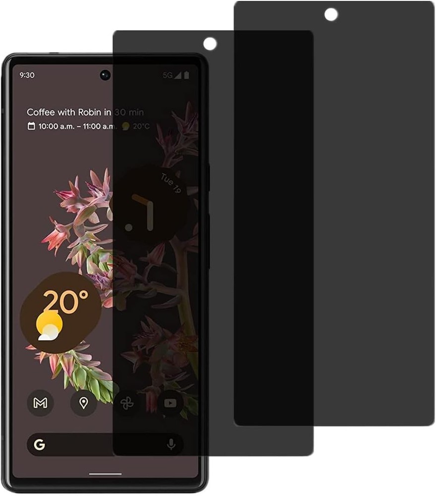 for Google Pixel 6  Screen Protector, [] Anti-spy Anti-Scratch Easy