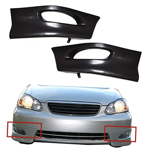 Front Bumper Lip Splitter Chin Spoiler S Style Front Wrap Angle Body Set