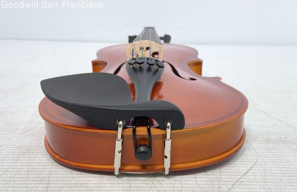 Unbranded 1/4 Size 4-String Student Violin with Bow in Hard-Side Case