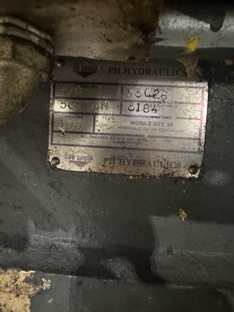 500 TON COMPRESSION MOLDING PRESS