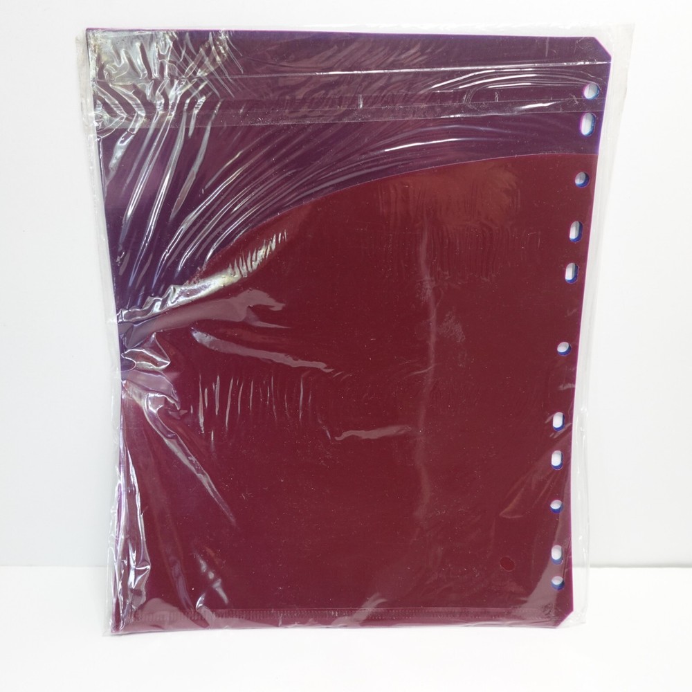 BOPC 2 Sided Rounded Binder Pockets 4 Pack