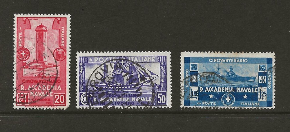 1931 Italy Naval Academy SG311-313 good/fine used