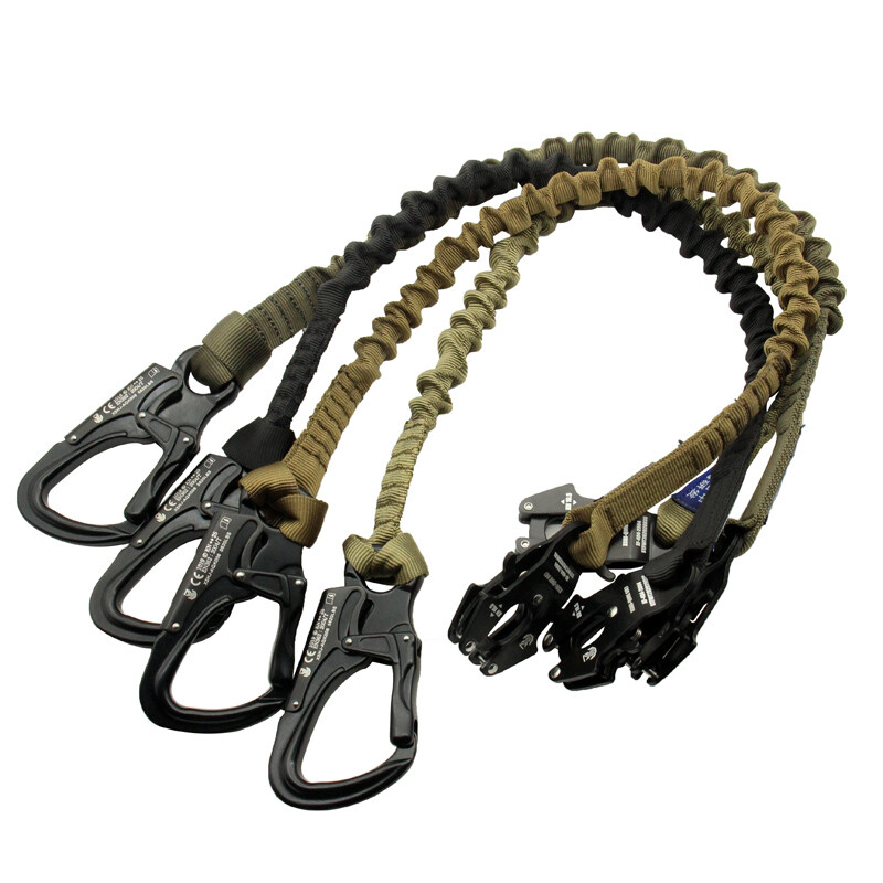 Quick Release Elastic Safety Rope Double End Draping Buckle Functional Version