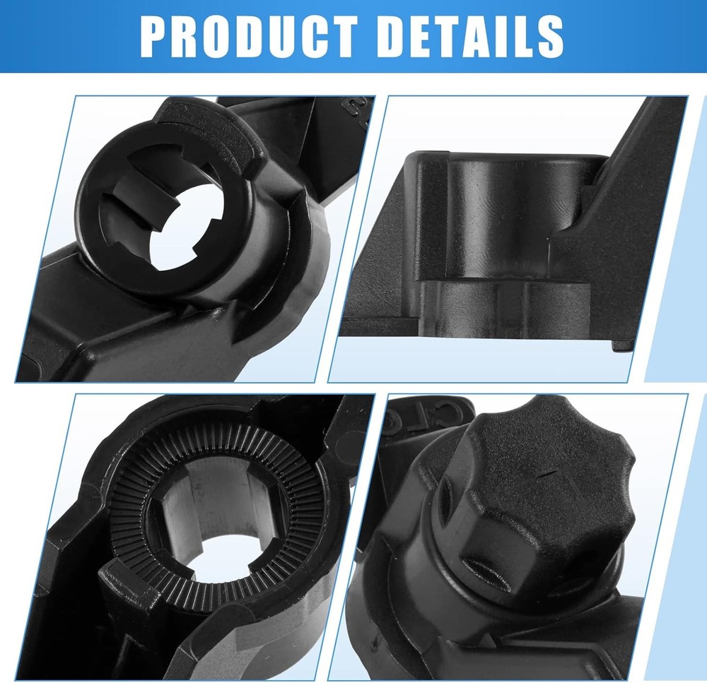 Pool Valve Handle Replacement for praher pool valve handle 2-pack Black