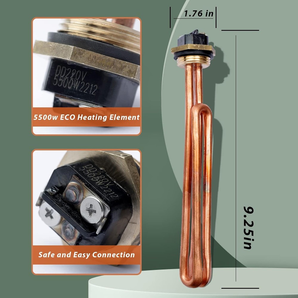 2PACK HE 55220 Water Heater Element Replacement for 2 Pack 55220, 2PCS