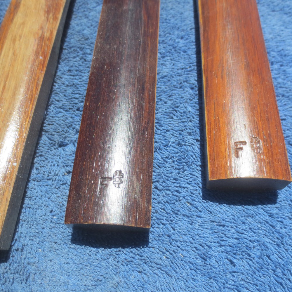 Marimba Xylophone Keys / Accidental notes Rosewood