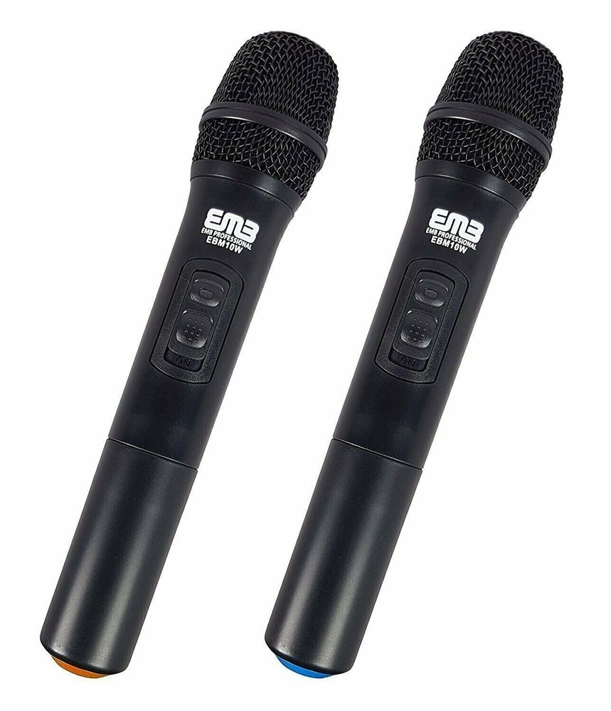 EMB Pro EBM10WX Professional Dual VHF Wireless Handheld Microphone System Pro