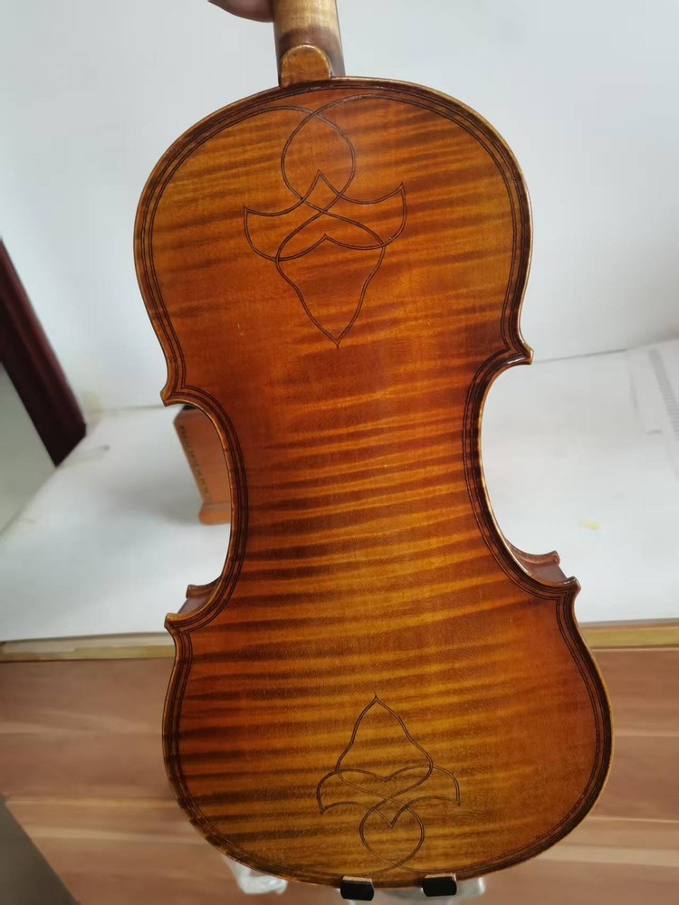 Master 4/4 violin Maggini model Flamed maple back spruce top hand made K0260