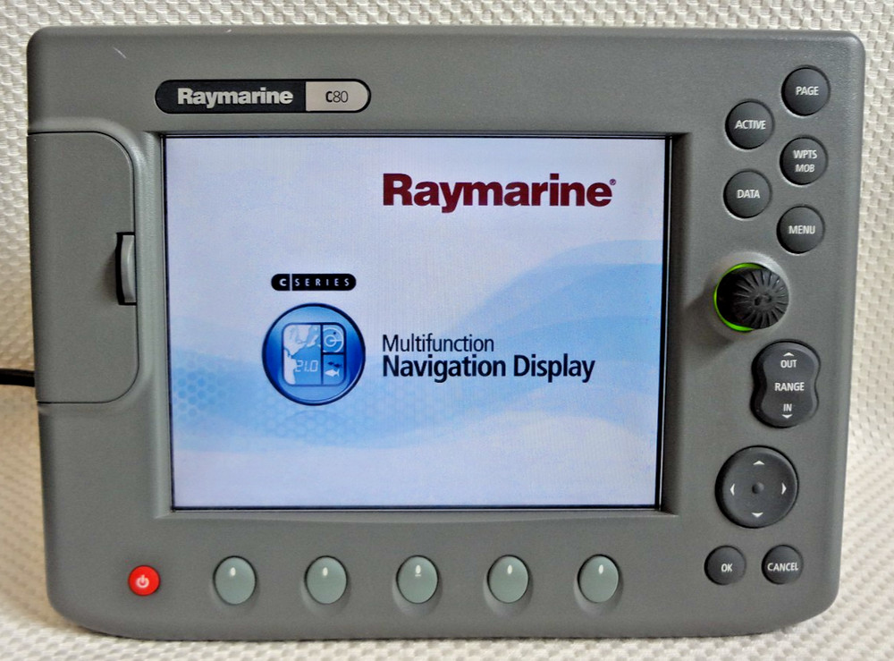 RAYMARINE C80 E02020 GPS CHART PLOTTER FISHFINDER RADAR MFD DISPLAY UNIT