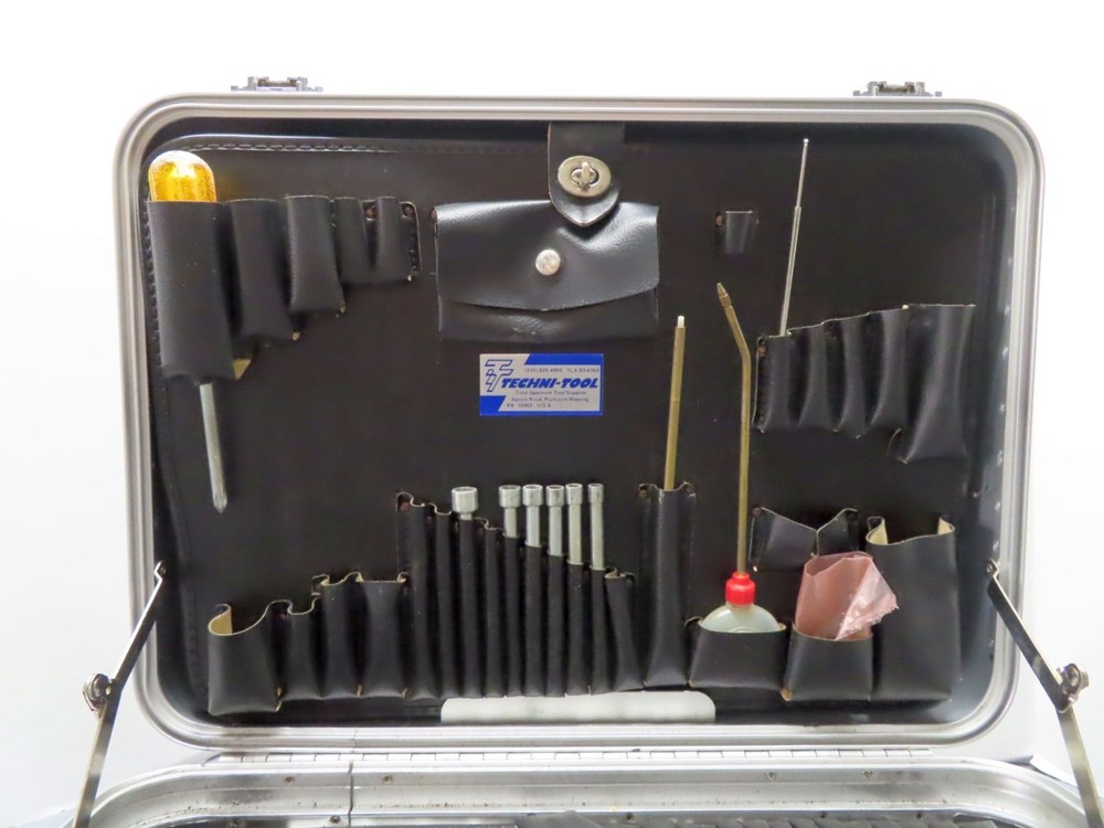 TECHNI-TOOL Technicians Hard Sided Tool Case Vintage Howe Industries