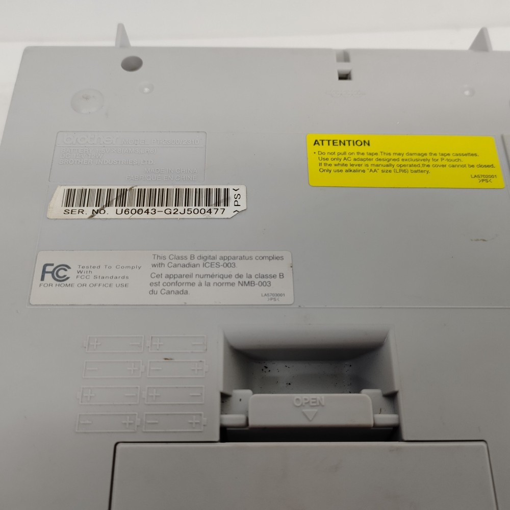 Brother P-touch PT-2300 Labeling System Tested