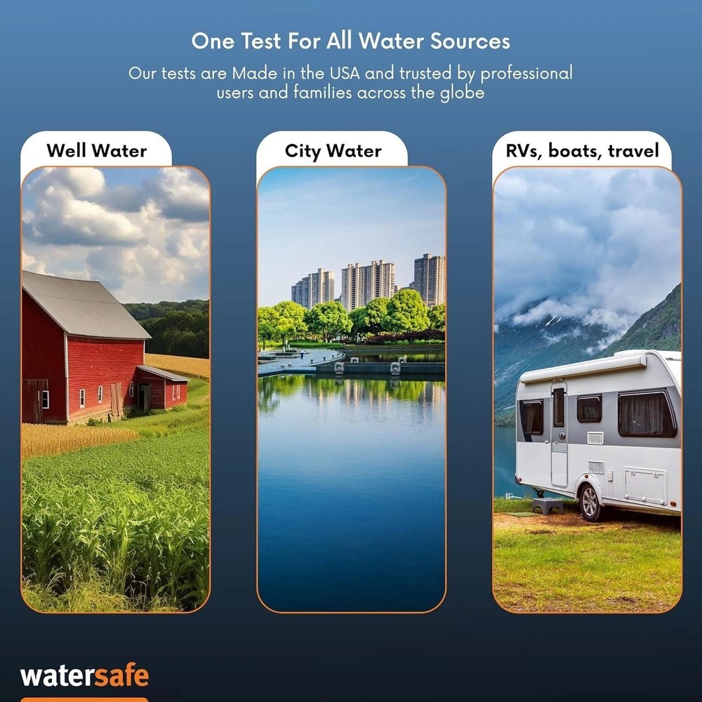 Reliable Water Testing Kit - Detects 9 Key Contaminants