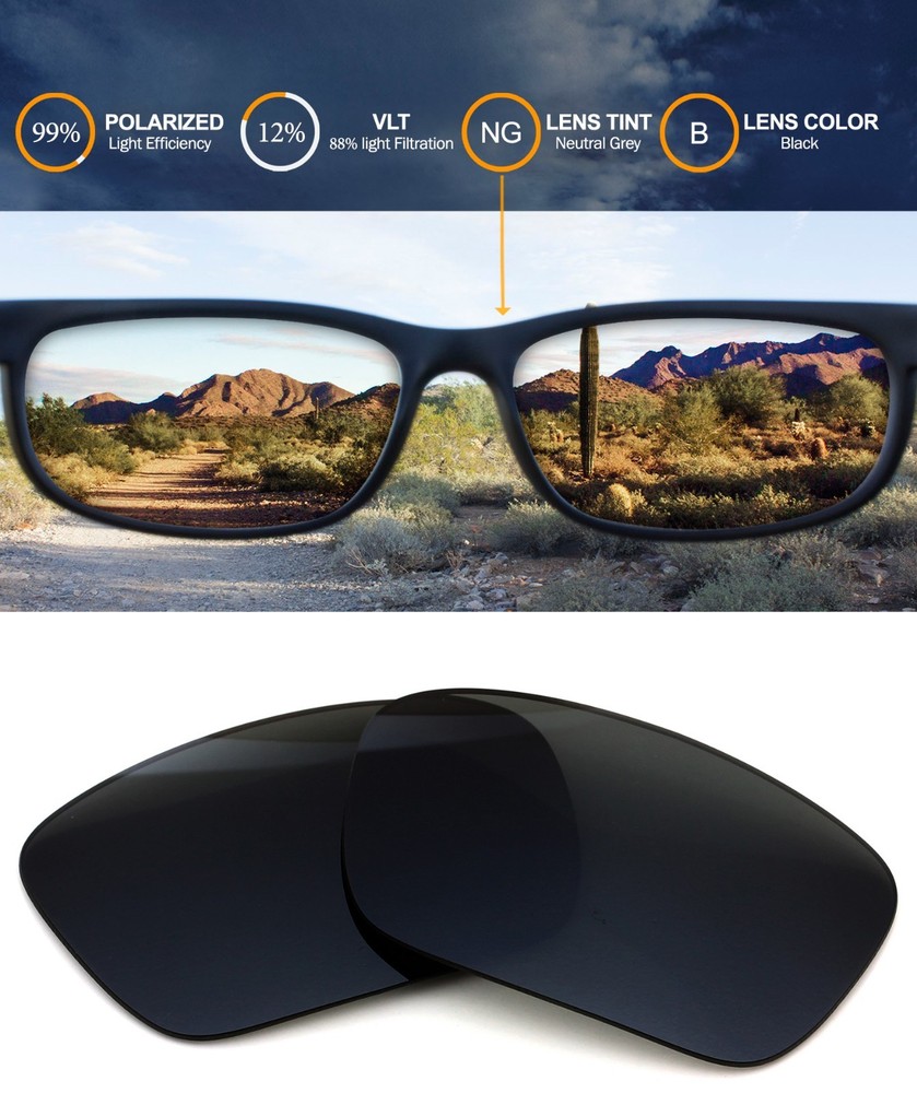 Polarized IKON Iridium Replacement Lenses For Oakley Dispatch 1 Sunglasses
