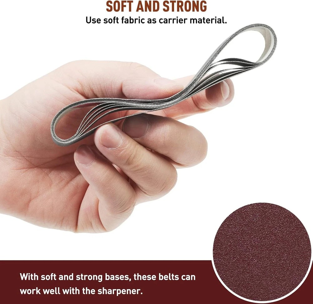 45New Replacement Belt Kit for Work Sharp Knife Tool Sharpener Ken Onion Edition